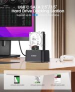 ORICO docking station για 2.5" ή 3.5" SATA HDD/SSD 6819C3-V1, 5Gbps, μαύρο - 6942227118707 - Image 2