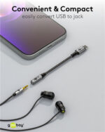 GOOBAY αντάπτορας USB-C σε 3.5mm 74056, γκρι - 4040849740565 - Image 2