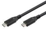 GOOBAY καλώδιο USB-C 74183, USB4, 240W, 40Gbps, 8K/60Hz, 1m, μαύρο - 4040849741838