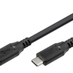 GOOBAY καλώδιο USB-C 74193, USB4, 100W, 40Gbps, 8K/60Hz, 2m, μαύρο - 4040849741937