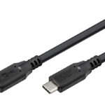 GOOBAY καλώδιο USB-C 74196, USB4, 100W, 20Gbps, 4K/60Hz, 1.5m, μαύρο - 4040849741968