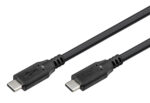 GOOBAY καλώδιο USB-C 74197, USB4, 100W, 20Gbps, 4K/60Hz, 2m, μαύρο - 4040849741975
