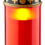 GOOBAY LED φωτιστικό κερί αφιέρωσης 74366, 2400K, IP44, κόκκινο - 4040849743665