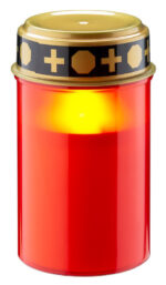 GOOBAY LED φωτιστικό κερί αφιέρωσης 74366, 2400K, IP44, κόκκινο - 4040849743665