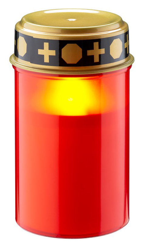 74366 GOOBAY LED φωτιστικό κερί αφιέρωσης 74366, 2400K, IP44, κόκκινο - 4040849743665 - Image 1