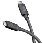 GOOBAY καλώδιο USB-C 74376, USB4, 240W, 80Gbps, 16K/60Hz, 1.2m, μαύρο - 4040849743764