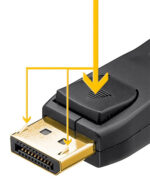 GOOBAY καλώδιο DisplayPort 74744, 8K/120Hz, 40 Gbps, 2m, μαύρο - 4040849747441 - Image 2