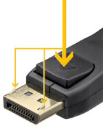 GOOBAY καλώδιο DisplayPort 74759, VESA Certified, 16K/60Hz, 80 Gbps, 1m, μαύρο - 4040849747595 - Image 2