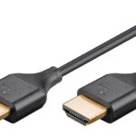 GOOBAY καλώδιο HDMI 75294 με Ethernet, slim, 4K/60Hz, 18 Gbps, 2m, μαύρο - 4040849752940