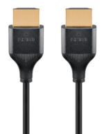 GOOBAY καλώδιο HDMI 75299 με Ethernet, slim, 8K/60Hz, 48 Gbps, 2m, μαύρο - 4040849752995 - Image 2