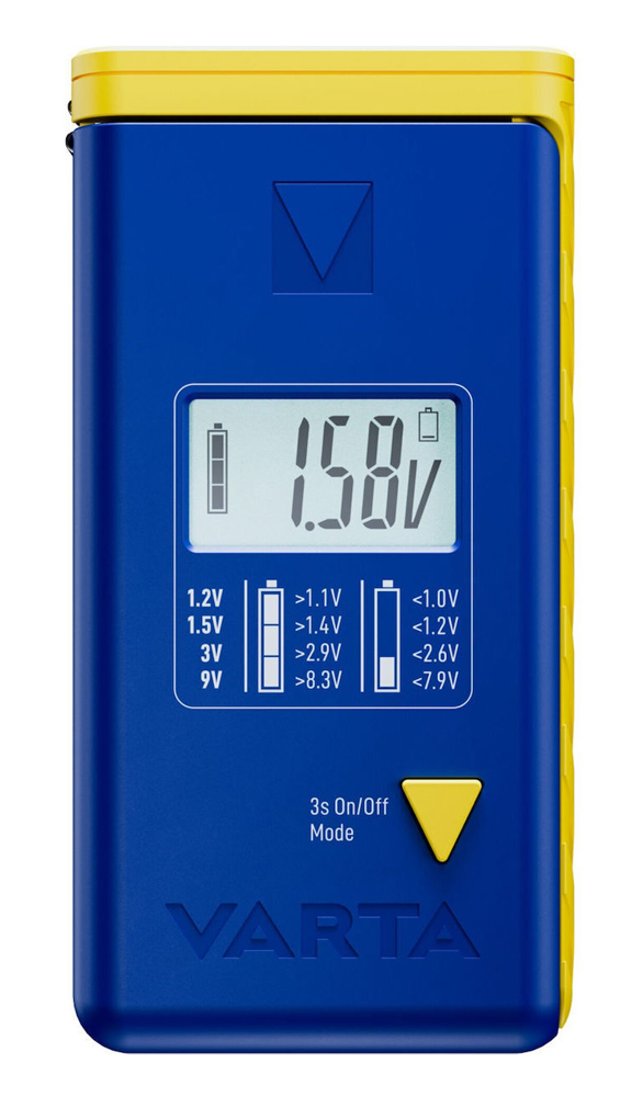 75305 VARTA ψηφιακό tester μπαταρίας 75305 για 9V/AAA//AA/C/D/button cells - 4008496073849 - Image 1