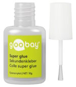 GOOBAY κόλλα Super Glue με πινέλο 77017, 10g - 4040849770173