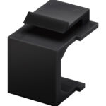 GOOBAY κάλυμμα προστασίας για θύρα Keystone 79990, μαύρο, 4τμχ - 4040849799907