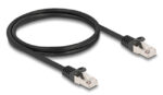 DELOCK καλώδιο RJ50 80187, S/FTP, 26 AWG, 1m, μαύρο - 4043619801879