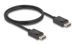 DELOCK καλώδιο DisplayPort 2.1 80492, 8K/60Hz 4K/120Hz 40 Gbps 1m, μαύρο - 4043619804924 - Image 2