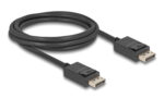 DELOCK καλώδιο DisplayPort 2.1 80493 8K/60Hz 4K/120Hz 40 Gbps, 2m, μαύρο - 4043619804931 - Image 2