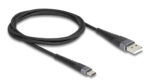 DELOCK καλώδιο USB σε USB-C 81121, 60W, 480Mbps, 1m, μαύρο - 4043619811212 - Image 2