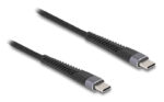 DELOCK καλώδιο USB-C 81125, 60W, 480Mbps, 2m, μαύρο - 4043619811250