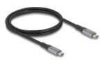 DELOCK καλώδιο USB-C 81191, 240W, 40 Gbps, 8K, 1m, E-Marker, μαύρο - 4043619811915 - Image 2