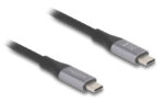 DELOCK καλώδιο USB-C 81191, 240W, 40 Gbps, 8K, 1m, E-Marker, μαύρο - 4043619811915