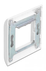 DELOCK module βάση πρίζας με frame Easy 45 81300, 80x80mm, λευκό - 4043619813001 - Image 2
