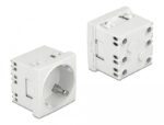 DELOCK module πρίζας ρεύματος Easy 45 81324, 45°, 45x45mm, 10τμχ - 4043619813247