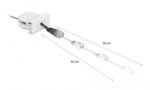 DELOCK module καλώδιο RJ45 Easy 45 81361 Cat.5e, ανασυρόμενο 50cm, μαύρο - 4043619813612 - Image 2