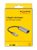 DELOCK αντάπτορας δικτύου 81571, USB, 5Gbps Ethernet, ασημί - 4043619815715 - Image 2