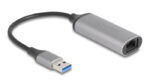 DELOCK αντάπτορας δικτύου 81571, USB, 5Gbps Ethernet, ασημί - 4043619815715