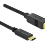 DELOCK καλώδιο USB-C σε USB Type B 83328, 0.5m, μαύρο - 4043619833283