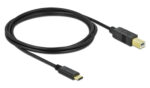 DELOCK καλώδιο USB-C σε USB Type B 83330, 2m, μαύρο - 4043619833306 - Image 2