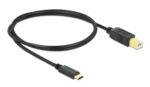 DELOCK καλώδιο USB-C σε USB Type B 83601, 1m, μαύρο - 4043619836017 - Image 2