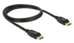 DELOCK καλώδιο DisplayPort 1.2 83805, 4K/60Hz, 21.6 Gbps, 1m, μαύρο - 4043619838059 - Image 2