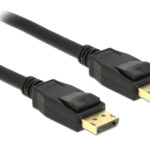 DELOCK καλώδιο DisplayPort 1.2 83805, 4K/60Hz, 21.6 Gbps, 1m, μαύρο - 4043619838059