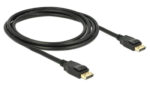 DELOCK καλώδιο DisplayPort 1.2 83806, 4K/60Hz, 21.6 Gbps, 2m, μαύρο - 4043619838066 - Image 2