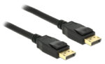 DELOCK καλώδιο DisplayPort 1.2 83806, 4K/60Hz, 21.6 Gbps, 2m, μαύρο - 4043619838066