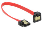 DELOCK καλώδιο SATA 83977, γωνιακό, 6Gb/s, 20cm, κόκκινο - 4043619839773