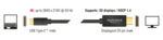 DELOCK καλώδιο USB-C σε DisplayPort 85257, DP Alt Mode, 4K/60Hz, 3m, μαύρο - 4043619852574 - Image 2