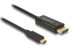 DELOCK καλώδιο USB-C σε DisplayPort 85257, DP Alt Mode, 4K/60Hz, 3m, μαύρο - 4043619852574