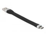 DELOCK καλώδιο USB 3.2 σε USB-C 85771, 3A, 5Gbps, FPC, 13.5cm, μαύρο - 4043619857715 - Image 2