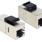 DELOCK Keystone module RJ45 86204, Cat 5e STP, ασημί - 4043619862047