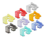 DELOCK clip επιδιόρθωσης RJ45 86420, 8 χρώματα, 16τμχ - 4043619864201