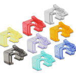 DELOCK clip επιδιόρθωσης RJ45 86420, 8 χρώματα, 16τμχ - 4043619864201