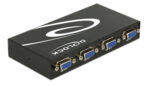 DELOCK VGA switch 87635, 4 σε 1, 1080p, bidirectional, μαύρο - 4043619876358 - Image 2
