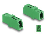 DELOCK σύνδεσμος οπτικής ίνας LC Simplex 87984, πράσινος - 4043619879847 - Image 2