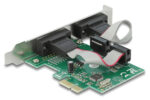 DELOCK κάρτα επέκτασης PCIe σε 2x RS-232 90007, 921.6Kbps - 4043619900077 - Image 2