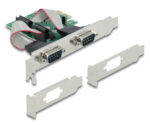 DELOCK κάρτα επέκτασης PCIe σε 2x RS-232 90007, 921.6Kbps - 4043619900077