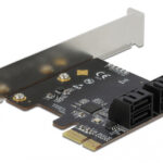 DELOCK κάρτα επέκτασης PCIe σε 4x SATA 90010, 6Gb/s, Low Profile - 4043619900107