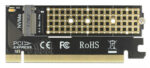 DELOCK Κάρτα Επέκτασης PCIe x16 σε NVMe M.2 Key M - 4043619903009 - Image 2