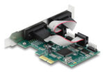 DELOCK κάρτα επέκτασης PCIe σε 4x RS-232 90410, 115.2Kbps - 4043619904105 - Image 2